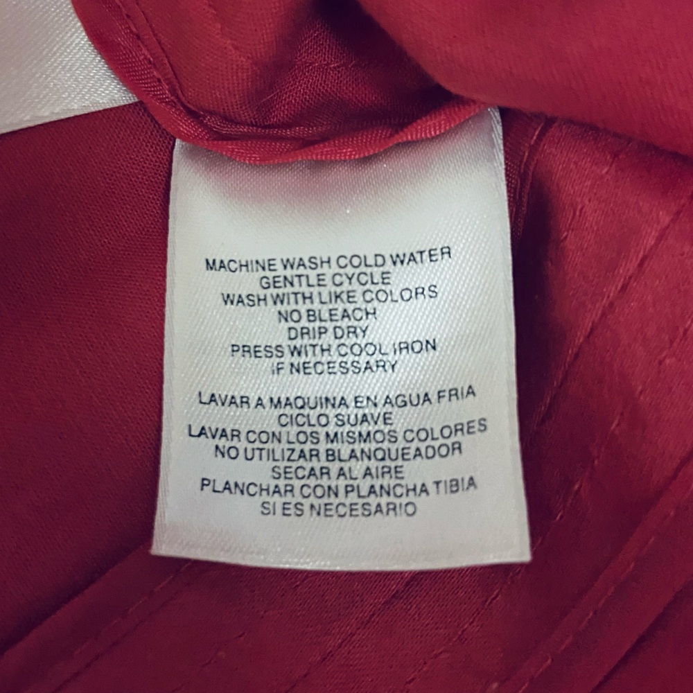 Jones New York Signature Sz M Orange Women’s Utility Jacket with Stretch - Picture 9 of 11